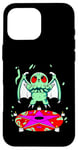 Coque pour iPhone 16 Pro Max Kawaii Cthulhu Mignon Cthulhu Monstre Necronomicon Pastel Goth