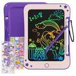 TEKFUN Tablette Dessin Enfant Jouets Enfant 3 4 5 6 7 Ans Garçon Fille,Tablette d'écriture LCD 8,5 Pouces Ardoise Magique,éducatifs Jouet Cadeaux d'anniversaire de Noël pour Enfants (Violet)