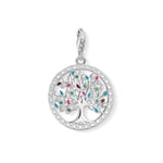 Thomas Sabo Womens Women´s Charm Pendant Tree Of Love - Silver - One Size