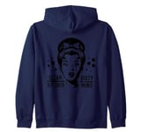 Clean Kitchen Dirty Mind Retro Style Zip Hoodie