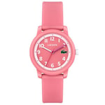 Lacoste Montre Analogique à Quartz pour Enfants avec Bracelet en Silicone Rose - 2030040