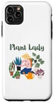 Coque pour iPhone 11 Pro Max Plante Lady Flower Power Floral Intérieur Jungle Plantes Amour