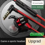 red 3.5mm Casque HiFi stéréo filaire avec micro à réduction de bruit, écouteurs de sport, écouteurs de jeu, écouteurs E-Sports, 3.5mm, type C, téléphone, PC ""Nipseyteko