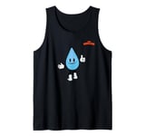 emoji nature rain drop thumb up Tank Top