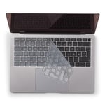 Philbert MacBook Air (A1932) Keyboard Deksel m. Nordisk Tastatur - Transparent / Black