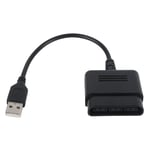 Pour PS2 Controller Pour Pour Adaptateur USB PC PS3 Converter Gamepad Pour Ordinateur + Noir