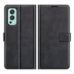 Oneplus Nord 2 5G premium lommebokdeksel - Svart