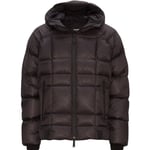 Dsquared2 Mens Printed Logo Black Hooded Down Jacket material_polyamide - Size X-Large