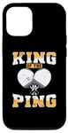 Coque pour iPhone 12/12 Pro King of The Ping Pong Louche de tennis de table