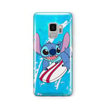 ERT GROUP Coque de téléphone Portable pour Samsung S9 Original et sous Licence Officielle Disney Motif Stitch 003 Parfaitement adapté à la Forme du téléphone Portable, Coque en TPU