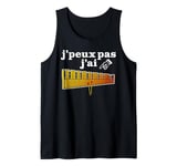 Tuned Percussionist Joke in French A Funny Marimba Tank Top