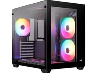 Aerocool Advanced Technologies Geh Midi Dryft Microatx/Atx/Miniitx Frgb Black - Atx - Micro/Mini/Flex-Atx