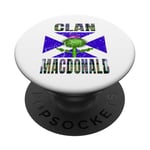 Clan McDonald Tartan Nom de famille écossais Scotland Pride PopSockets PopGrip Adhésif