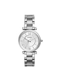 Fossil Women's Silver Carlie Watch