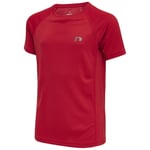 Kids Core Running T-shirt S/s Tango Red - Hummel, størrelse 152 cm