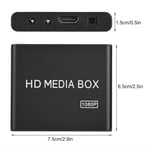 110‑240V Full HD Mini Box Media Player 1080P Media Player Box Support USB MM MPF