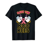 Save The Boo Bees Couple Breast Cancer Halloween Costume T-Shirt