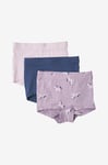 Name it mini - Trosor nmfTights 3P Lavender Aura Unicorn 3-pack - Rosa