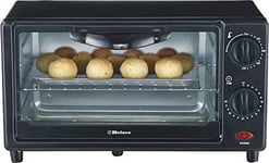 Belaco Mini 9L Toaster Oven Tabletop Cooking Baking Portable Oven 650w 100-250° Stainless steel heating tube incl. baking tray & wire rack