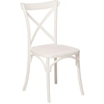 Sklum - Chaise de Jardin Empilable Otax Blanc