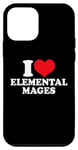 iPhone 12 mini I Heart Elemental Mages, I Love Elemental Mages Custom Case