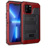 For iPhone IP68 Waterproof Case Rugged Armour Metal Cover Screen Protector 360