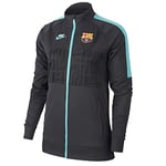 Nike FCB W NK I96 JKT Cl Veste Femme, Gris (DK Smoke Grey/DK Smoke Grey/Cabana), M