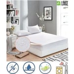 Protège Matelas 160x200 Cm Imperméable - 100% Coton