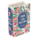 Steel Mill & Co Book-Shaped Decorative Vase, Ceramic Vases for Home Decor, Cute Bookshelf Decor, Unique Vase for Book Lovers (Large - Pride and Prejudice)