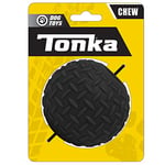 Tonka Balle en Caoutchouc pour Chien en Forme de Plaque de Diamant Noir 3,5 po