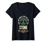 Womens Family Reunion 2025 Matching Design - Stone V-Neck T-Shirt