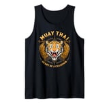 Heart of a Champion - Kickboxing and Muay Thai Tiger Head Tank Top