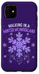 iPhone 11 Walking In A Winter Wonderland Tie Dye Snowflake Christmas Case