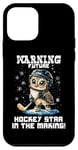 Coque pour iPhone 12 mini Warning future hockey star in the making