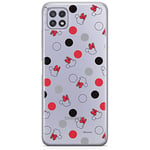 ERT GROUP Coque de téléphone Portable pour Samsung A22 5G Original et sous Licence Officielle Disney Motif Minnie 004 Parfaitement adapté à la Forme du téléphone Portable, partiel imprimé