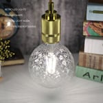 4W Round Light Bulbs Energy Saving Light Bulbs Dimmable Clear Glass 360LM For