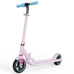 RCB Trottinette Electrique pliable Enfants 6-12 Ans, Écran LED, Lumières néons colorés, Vitesse et Hauteur Réglables, Seulement 6.65 KG, Rose - Neuf