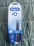 ORAL-B iO Ultimate Clean 2x Replacement Brush Heads (BLACK) 100% GENUINE