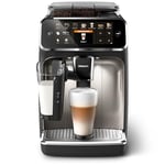 Versuni Philips 5400 Series Espresso Machine - Coffee Bean - LatteGo Milk Frother, 12 Coffee Specialities, Intuitive Display, 4 User Profiles, Black (EP5441/50)