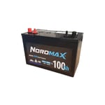 Marinbatteri - nordmax agm dp 100ah - båtbatteri