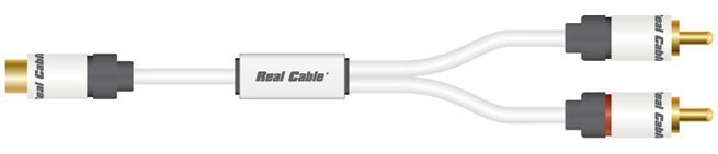 Real Cable YRCA-1 / 0M20 - Adaptateur Y pour Subwoofer