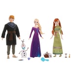 Mattel Disney Frozen 3-Doll Charades Set with Fashion Dolls Anna, Elsa and Kristoff, Plus Posable Olaf Figure and 12 Accessories from Disney’s Frozen 2, HLW59