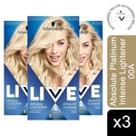 3pk Schwarzkopf Live Intense Colour Permanent or Semi-Permanent Hair Dye