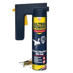 Zero In Ultra Power Wasp & Hornet Nest Killer Foam - Insecticidal Wasp Nest Destroyer Foam Spray for Indoor & Outdoor Nest Removal - Effective Up to 4 Metres, Kills 4-7 Nests - 600ml Trigger Aerosol