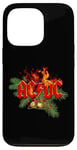 Coque pour iPhone 13 Pro AC/DC Christmas Wish List Logo flamboyant avec clochettes