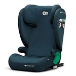 Kinderkraft JUNIOR FIX i-Size Siège auto bébé Groupe 2/3 100-150 cm, de 3,5 à 12 ans, avec Isofix fixation, Têtière ajustable en hauteur 10 niveaux, Protection latérale, Housse amovible, Bleu