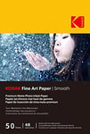 KODAK 9891093-50 Sheets of Photo Paper 230 g/m², Matte, A6 (10 x 15 cm) Smooth Inkjet Printing