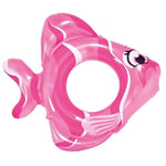 BLUE SKY - Bouée Poisson - Gonflable - 069304 - Couleur Aléatoire - Plastique - 23 cm de Diametre - Jouet Enfant - Jeu de Plein Air - Piscine - À Partir de 3 Ans