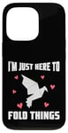 Coque pour iPhone 13 Pro Papier origami pliable Design Art Origami