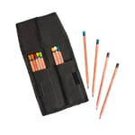 Derwent Pocket Wrap, Black, Accessories Ideal for Sketching and Drawing, Roll Up Pencil Case, Professional Quality Derwent Pencil Case, 2306221